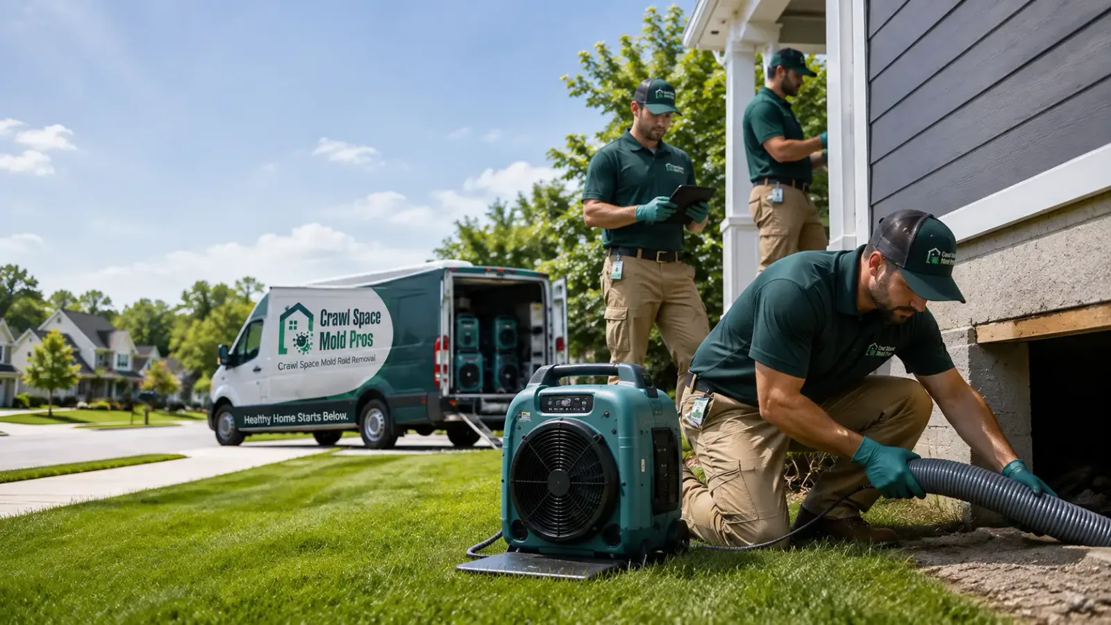Crawl Space Mold Removal in Spring City, UT